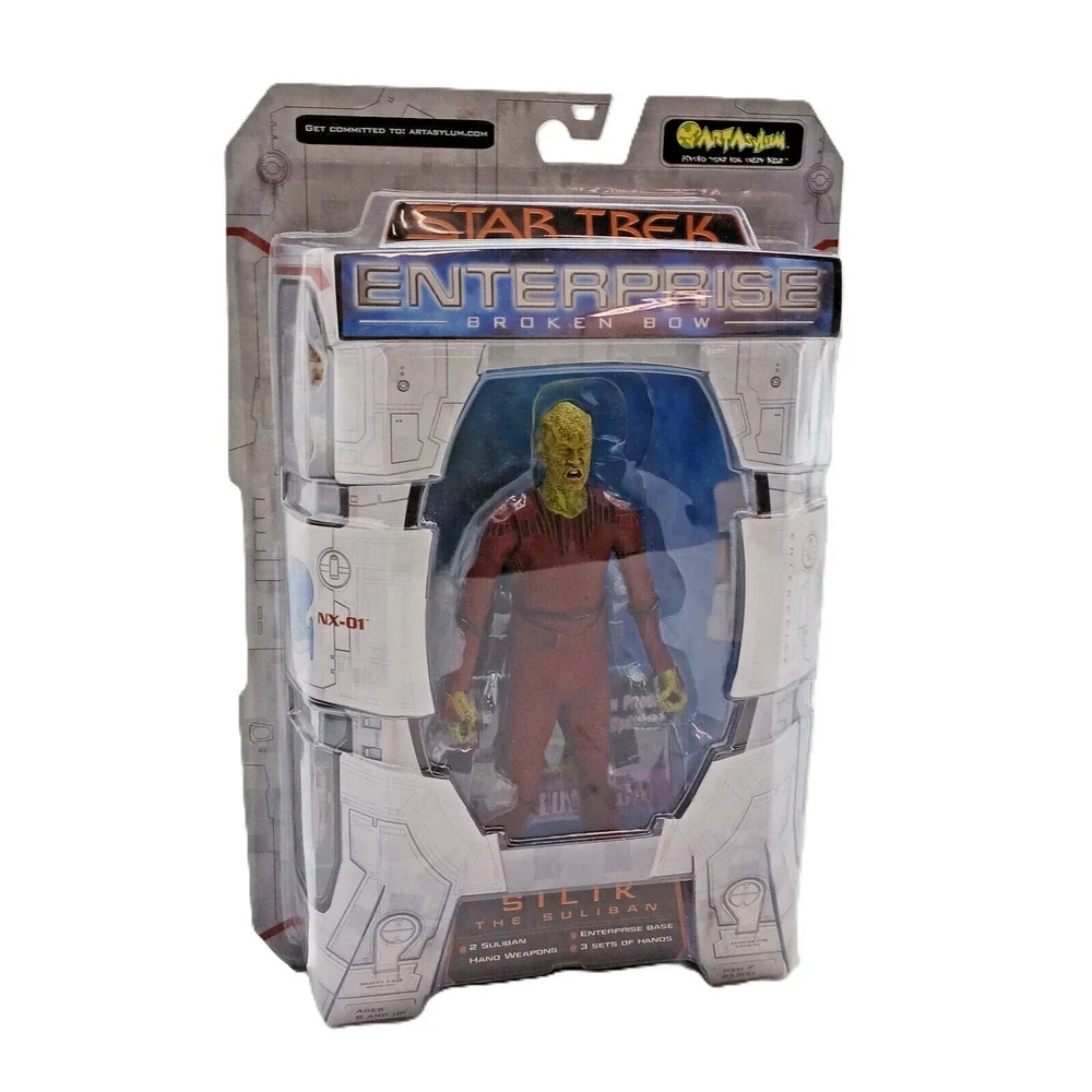 Star Trek Enterprise Away Team Silik Suliban Figure NIB 2002 Art Asylum
